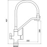 Смеситель для кухонной мойки GAPPO G17-6 G4317-6 под фильтр